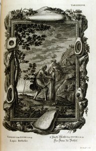 La Piedra de Jacob aparece en el Libro del Génesis como la piedra utilizada como almohada por el patriarca israelita Jacob en el lugar que posteriormente se llamó Bet-El. Como Jacob tuvo una visión en sueños, consagró entonces la piedra a Dios,