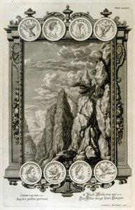 Zeus simbolizado como un águila