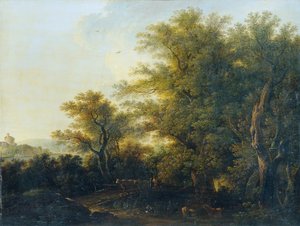 salida del bosque de Johann Josef Schindler