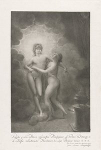 Alegoría del matrimonio de Guillermo V y Guillermina de Prusia, 1767