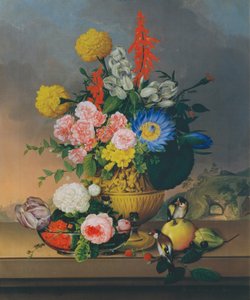 Bodegón con un ramo de flores de Johann Knapp