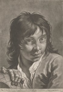 Retrato de un niño con una cesta