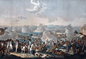 La batalla de Wagram (1809) de Johann Lorenz Rugendas
