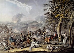 Vista de la Batalla de Friedland de Johann Lorenz Rugendas
