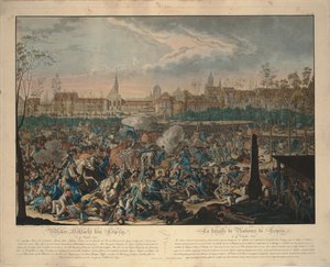 La batalla de las naciones de Johann Lorenz Rugendas the Younger