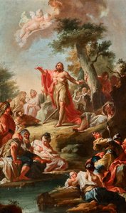 El sermón de Juan el Bautista de Johann Lucas Kracker