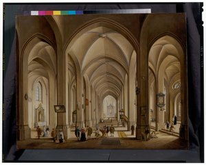 Interior de la iglesia de Johann Ludwig Ernst Morgenstern