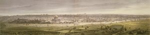Jerusalén. Grabado por Bernatz et alii - Felsing, F. Stampatore