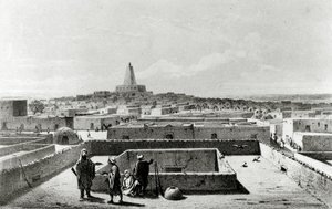 Timbuktu desde la Terraza de la Casa del Viajero, de 