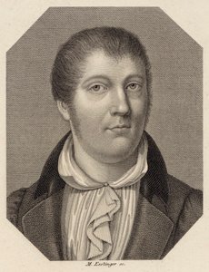 Retrato del violinista y compositor Louis Spohr 1784-1859, 1820 de Johann Martin Esslinger