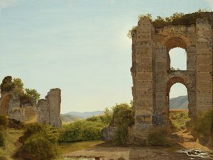 Ruina cerca de Roma de Johann Martin von Rohden