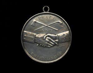 Medalla de paz india de Thomas Jefferson, c.1801 de Johann Mathias Reich