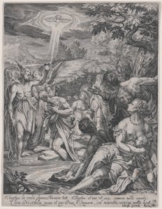 El bautismo de Cristo de Johann Matthias Kager