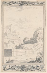 Estudio para el Arca de Noé, Placa 40, Physica Sacra de Johann Melchior Füssli