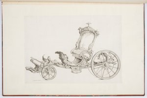 Diseño para un cabriolé de Johann Michael Hoppenhaupt II