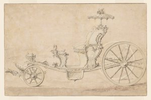 Diseño para un Cabriolet de Johann Michael Hoppenhaupt II