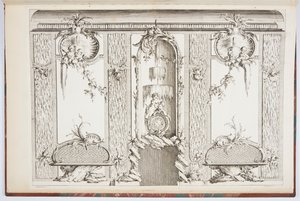 Diseño para una pantalla de Johann Michael Hoppenhaupt II