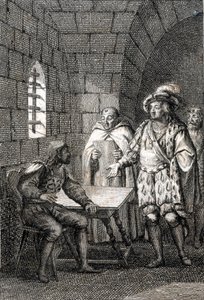 Tratado de Trausnitz: El emperador romano Luis IV del Sacro Imperio se reconcilia con Federico el Bel (1286-1330) en 1325 para llegar a un acuerdo 13/03/1325 (El emperador Luis IV renueva la antigua amistad con Federico I de Austria, y acuerdan gobernar el de Johann Michael Mettenleiter
