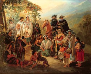 Trajes regionales, 1850