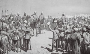 Contingente australiano saliendo de Suakin (litografía) de Johann Nepomuk (after) Schonberg