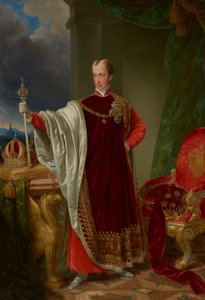 El emperador Fernando con las insignias de la Orden del Toisón de Oro de Johann Nepomuk Ender
