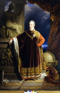 Retrato del príncipe Clemens (Clemente) Wenzel Lothar von Metternich (1773-1859), estadista y diplomático austriaco de Johann Nepomuk Ender