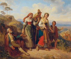peregrinos romanos de Johann Nepomuk Ender