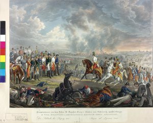 Batalla de las naciones en Leipzig 1813 de Johann Nepomuk Hoechle