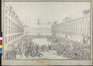 Paseo en trineo durante la convención vienesa de Johann Nepomuk Hoechle