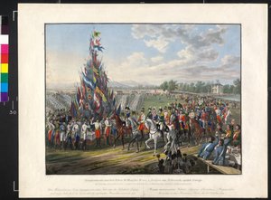 Fiesta militar en el Prater 1814