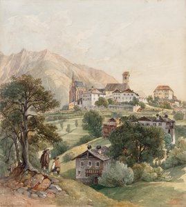 Schenna cerca de Merano de Johann Nepomuk Passini