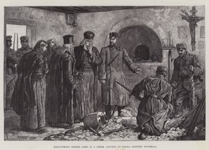 Descubriendo armas ocultas en un convento griego en Bagna, Rumanía Oriental de Johann Nepomuk Schonberg