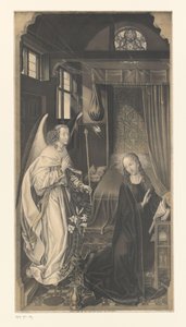 Anunciación
Obras de la colección de los hermanos Boisserée (título de la serie)
Galerie des Frères Boisserée (título de la serie) de Johann Nepomuk Strixner