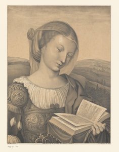Santa Catalina con un libro
Obras de la colección de los hermanos Boisserée (título de la serie)
Galerie des Frères Boisserée (título de la serie) de Johann Nepomuk Strixner
