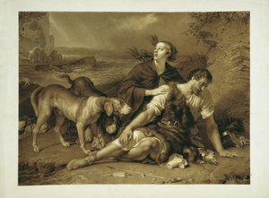 Arindal y Daura de Johann Peter Krafft