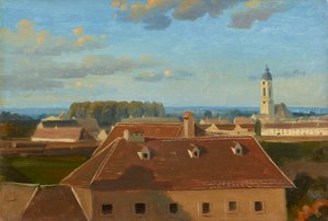 Vista sobre el Schanzel al Augarten de Johann Peter Krafft