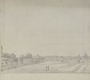 Vista desde Viena hacia el sur de Johann Peter Krafft