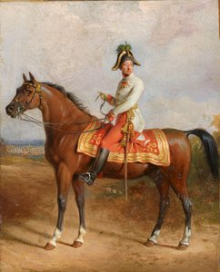 Archiduque Carl a caballo de Johann Peter Krafft