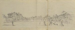 Josefstädter Glacis con Palais Trautson