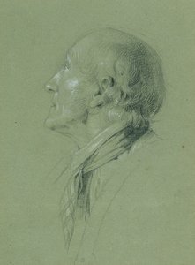 Estudio de retrato para el "Regreso a casa del hombre Landwehr" (1817) de Johann Peter Krafft