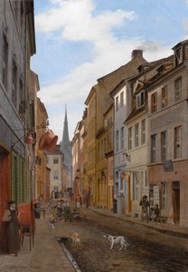 Parochialstrasse en Berlín de Johann Philipp Eduard Gartner