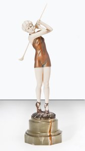 Golfista en traje de baño, c.1925
