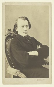 Retrato de Brahms de Johann Reiner