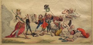 La entrada de la censura en Alemania, 1842 de Johann Richard Seel