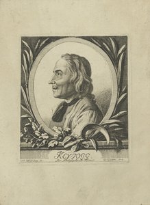 Retrato de Jakob Kleinjogg Gujer de Johann Rudolf Schellenberg