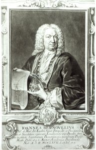 Retrato de Jean Bernoulli (1667-1748) de Johann Rudolph the Elder Huber