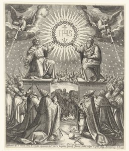 Adoración del Monograma de Cristo de Johann Sadeler (I)