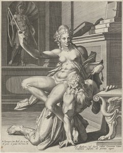 Aristóteles y Phyllis de Johann Sadeler (I)