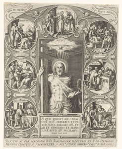 Cristo y las obras de misericordia de Johann Sadeler (I)