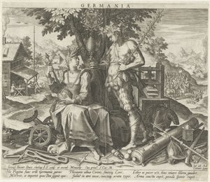 Alemania con Ceres y Baco Germania (título sobre objeto) Representaciones alegóricas de países europeos (título de la serie)